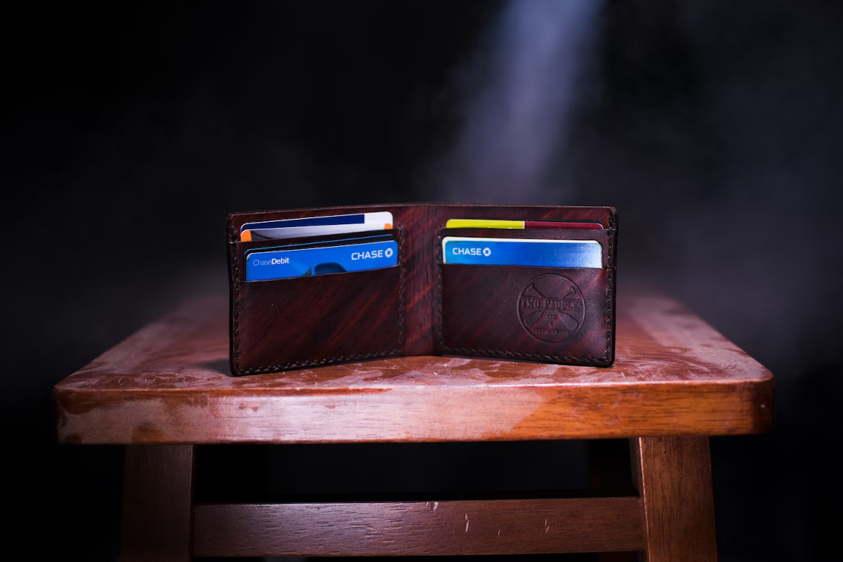 portefeuille en cuir