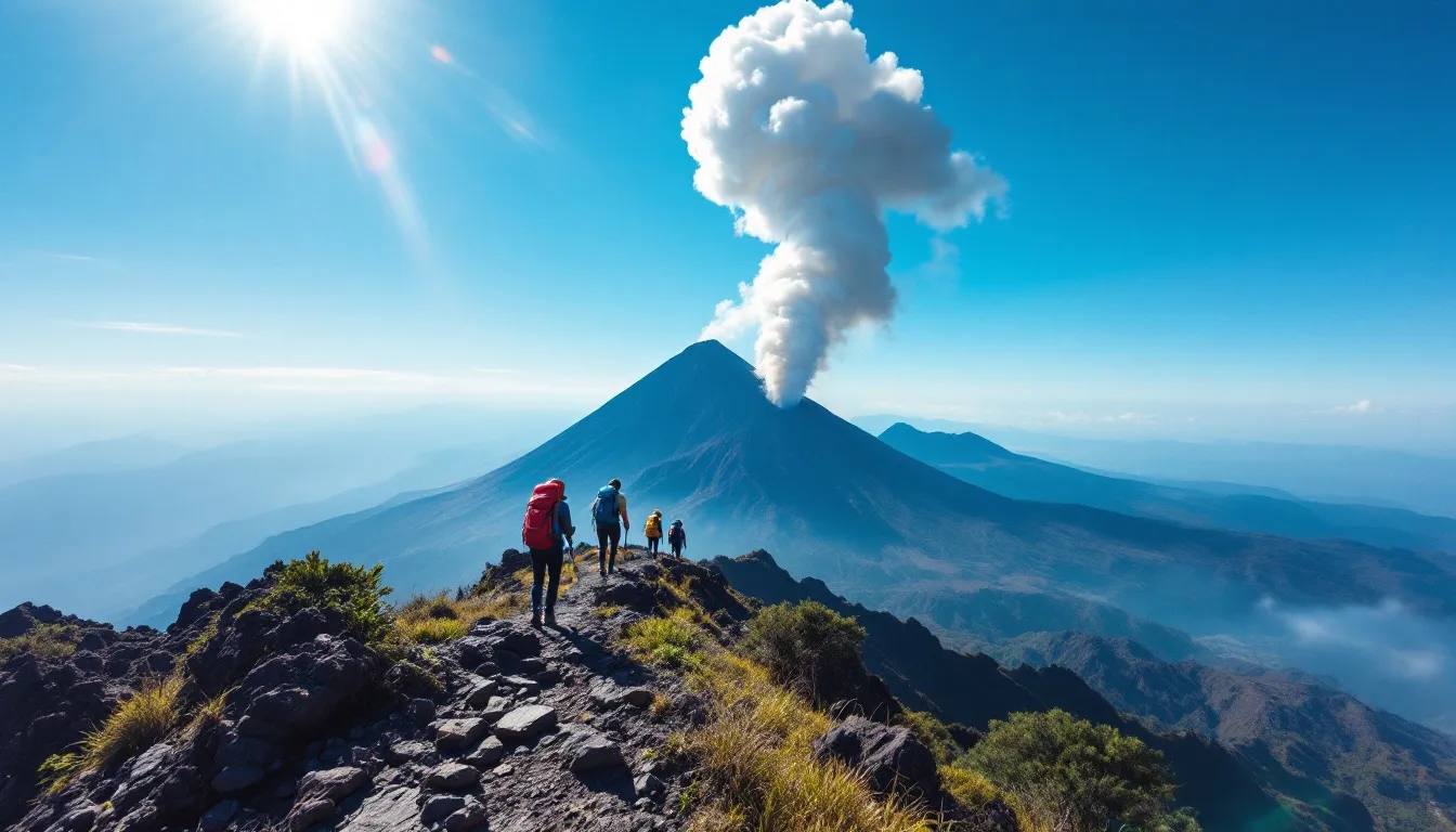 randonner volcan Pacaya