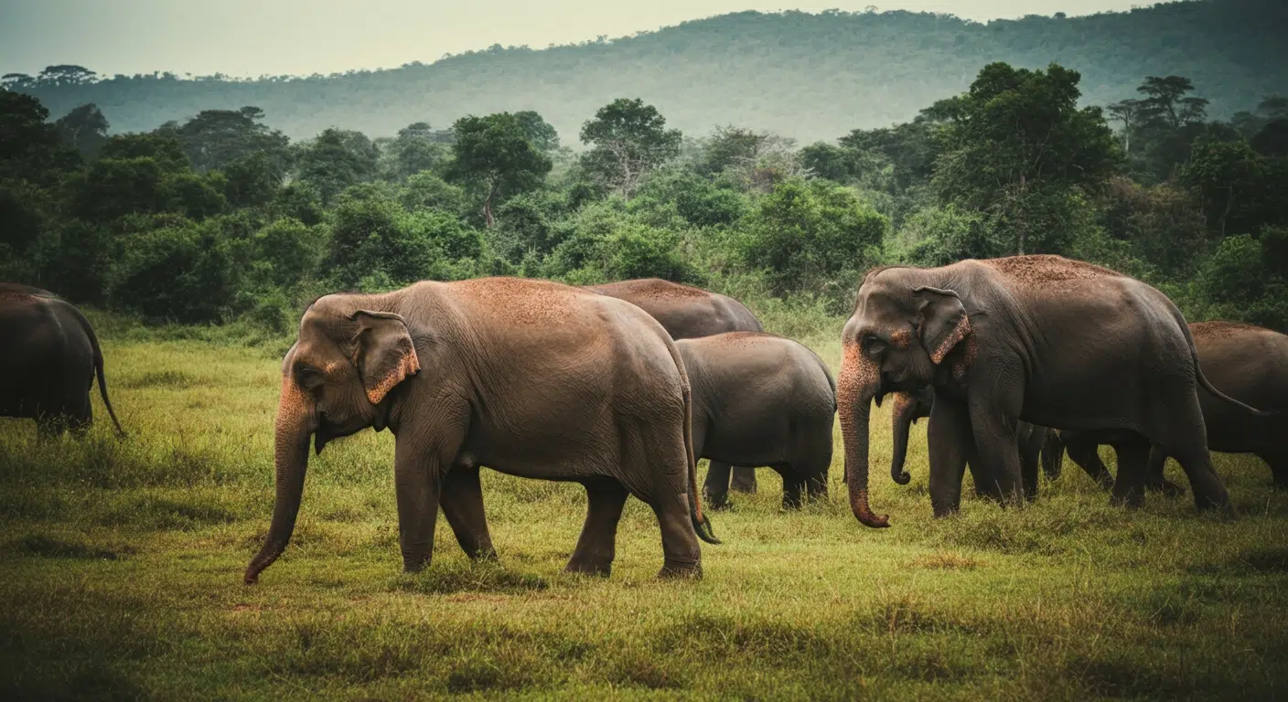royaume des pachydermes du Sri Lanka