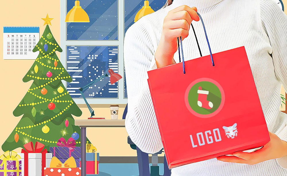 sacs Noël imprimés