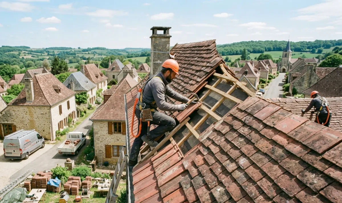 travaux de toit